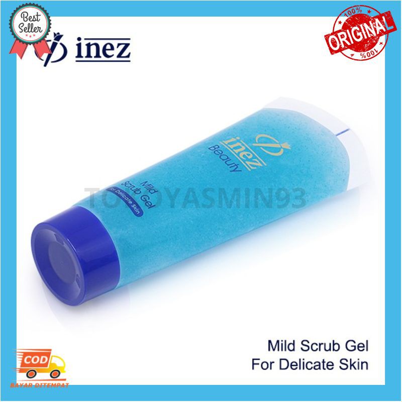 Inez Mild Scrub Gel for Delicate Skin Murah