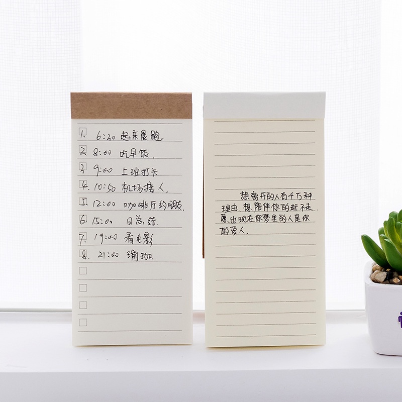 1 X Craft Cover Planner Notes Stickers Diary Stamps Paper To Do List Memo Pad