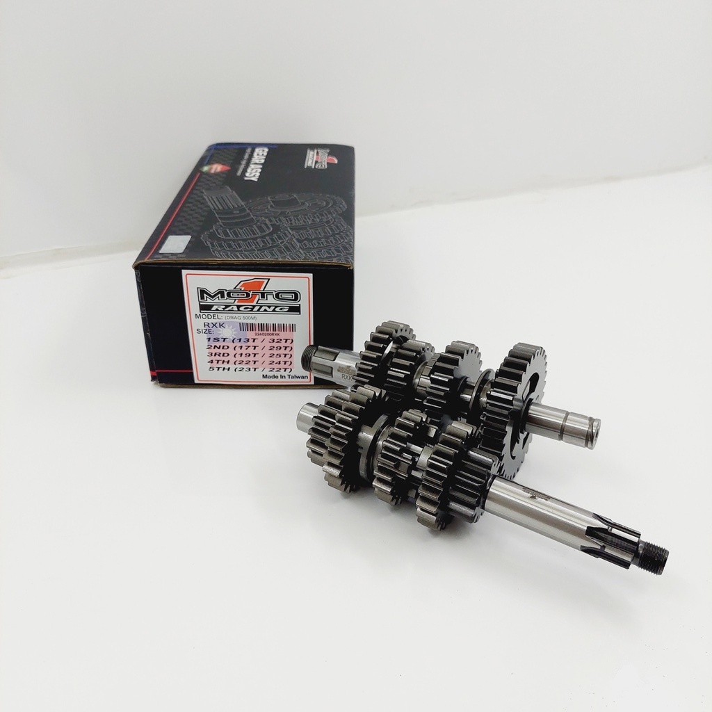 GIGI GEAR RATIO RASIO MOTO1 MOTO 1 YAMAHA RXKING RX KING 13-32 FULLSET ROAD RACE DRAG BIKE ORIGINAL