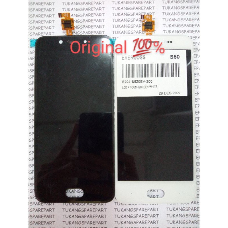LCD TOUCHSCREEN GENPRO X PRO S50 | TOUCHSCREEN S50 | touchscreen evercoss S50 black white original