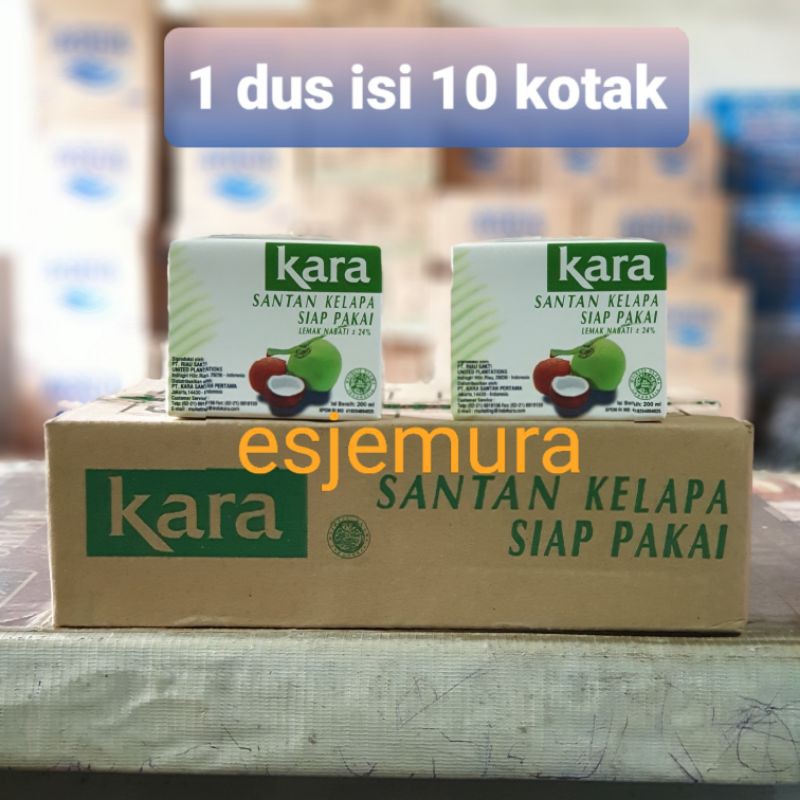 

Santan Kara 200 ml per dus isi 10 kotak