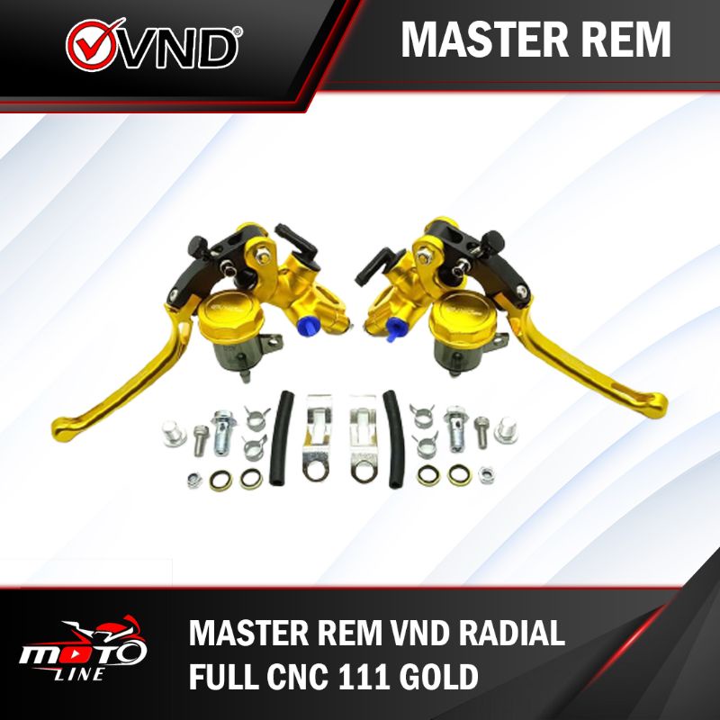 Master rem VND cnc radial AK 111 Gold
