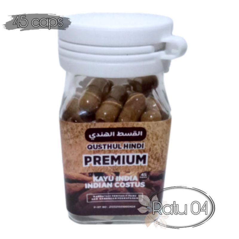 Qusthul Hindi Kapsul Premium Original isi 45 Kapsul | Qust Al Hindi Azzahra
