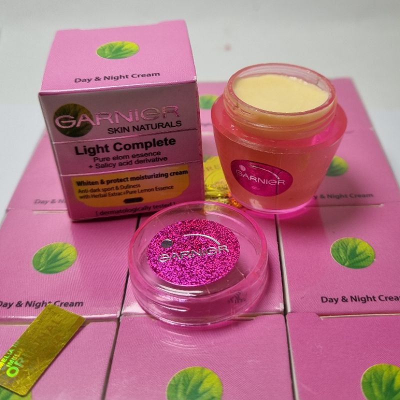 CREAM GARNIER LIGHT COMPLETE SKIN HERBAL / GARNIER PINK (ecer)