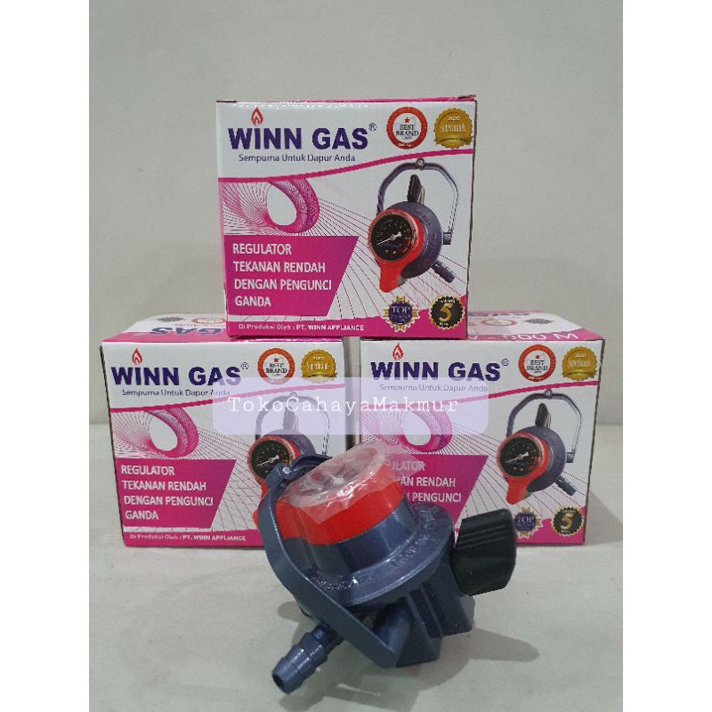 Kepala Gas Regulator / Kompor Gas + Meter Meter W - 900M Tekanan Rendah