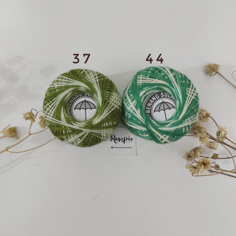 Benang Sulam Payung - Warna Gradasi