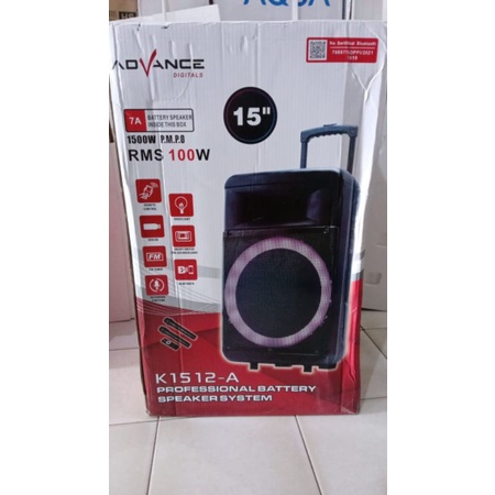 Speaker Advance K1512A (15inch)