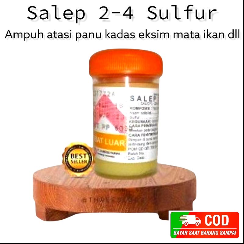 salep dokter / salep 2-4 24 blerang belerang sulfur panu kudis kurap herpes eksim kutu air tinea
