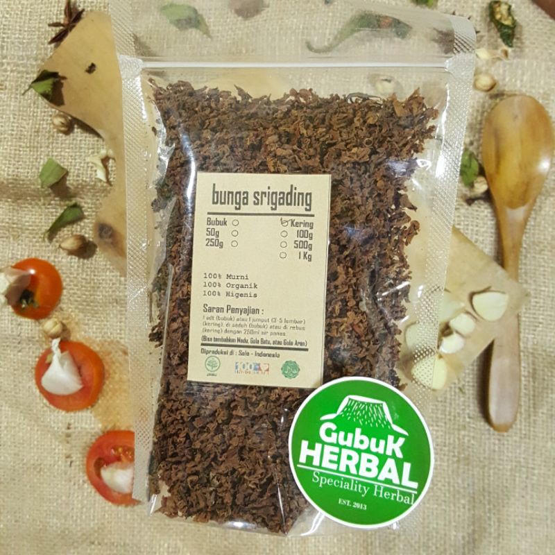 

BUNGA SRIGADING KERING 1KG - Nyctanthes Arbor-Tristis - MURNI - JSR - REMPAH
