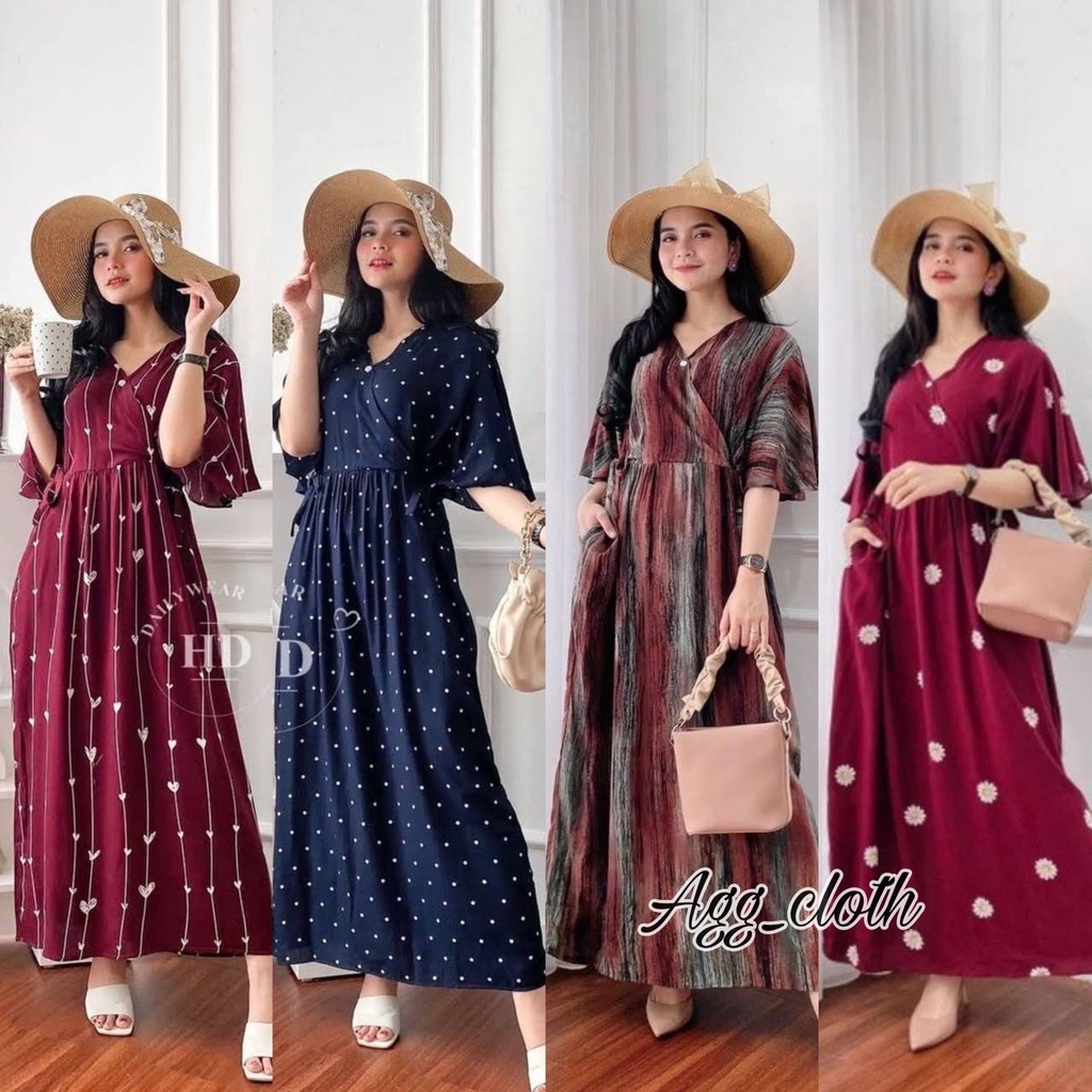 BEST SELLER KAREEN DRESS / KIMONO DASTER DASTER BUSUI TALI SAMPING KANAN KIRI DASTER VIRAL