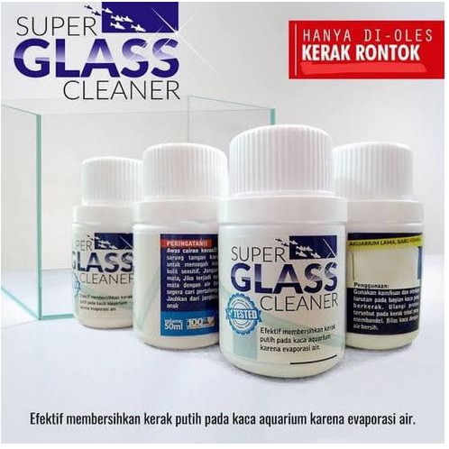 Super Glass Cleaner Aquarium/Kaca/ Pembersih Kerak 50ML