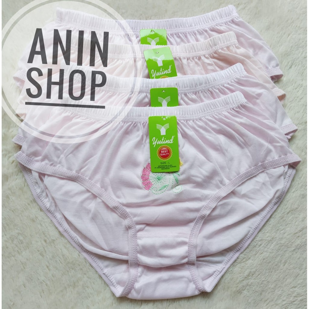 CD YUTIND BORDIR | Cd Wanita Dewasa Karet Kerut Yutind | Pakaian Dalam Wanita Dewasa | Yutind