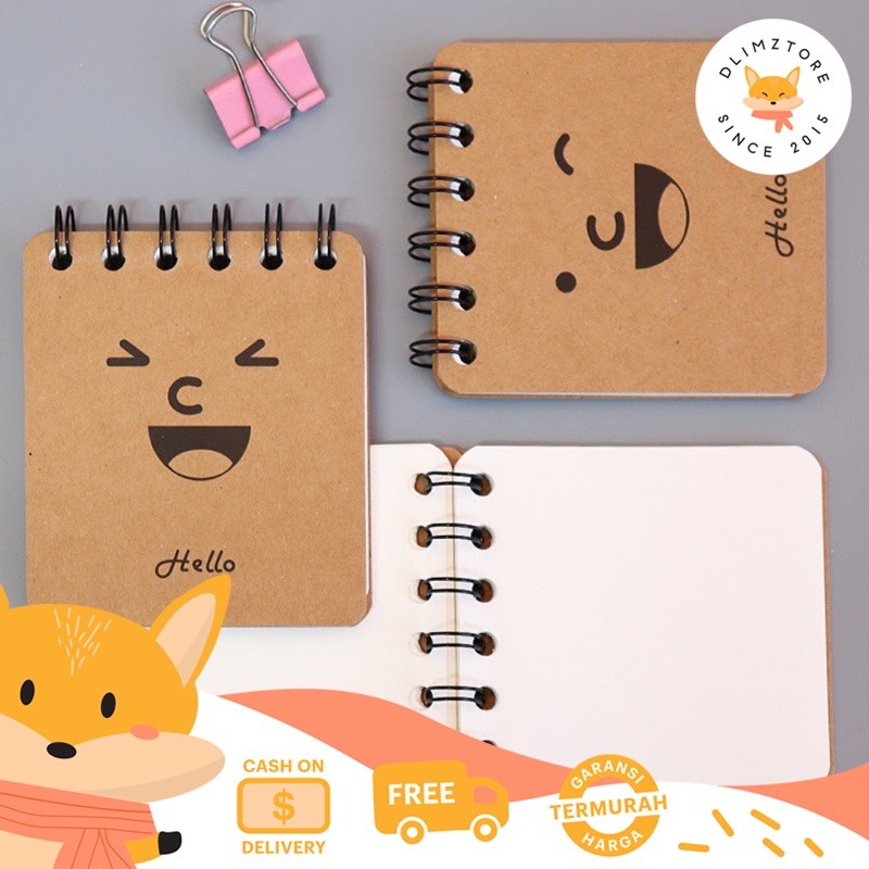 

[DZ] ST042 - Note Book Buku Tulis Catatan Kecil