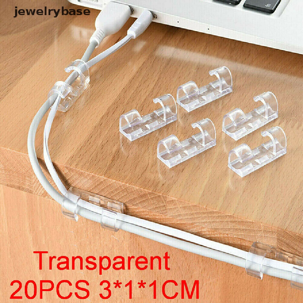 (jewelrybase) 20pcs Klip Gesper Penjepit Kabel