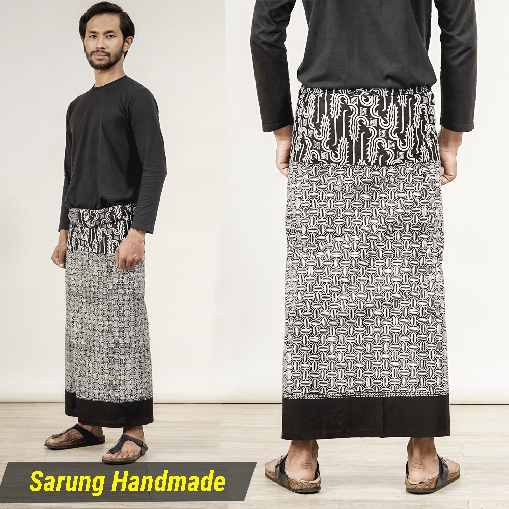 SARUNG BATIK PRIA | KAIN Sarung  BATIK PEKALONGAN MOTIF ANYAMAN
