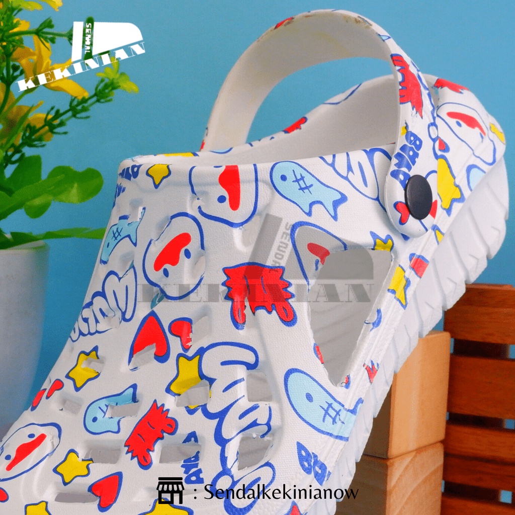 Sandal kodok dewasa printing/ Sandal karakter dewasa