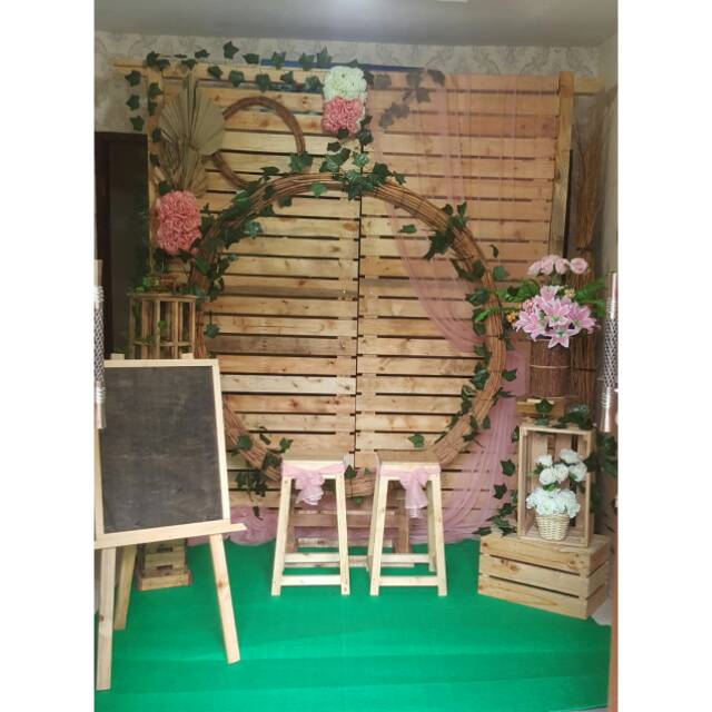 SEWA BACKDROP MURAH LAMARAN/AKAD/KHITANAN/ULANG TAHUN