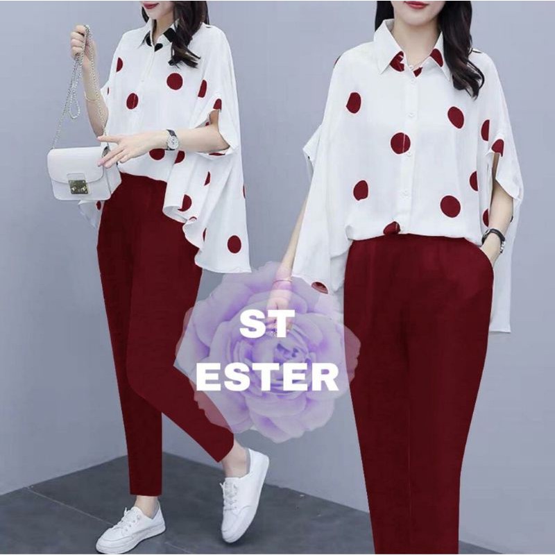 setelan ester | setelan wanita | setelan import | setelan murah | fashion wanita | fashion import