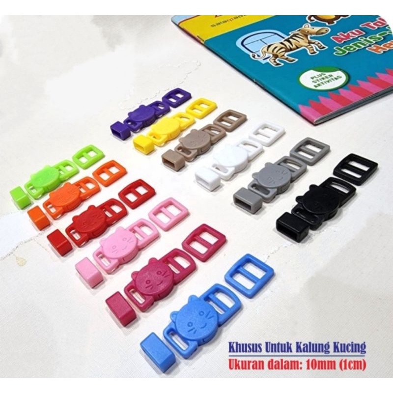 Sodok/ring jalan/kotak 1cm kucing ( premium) harga per set