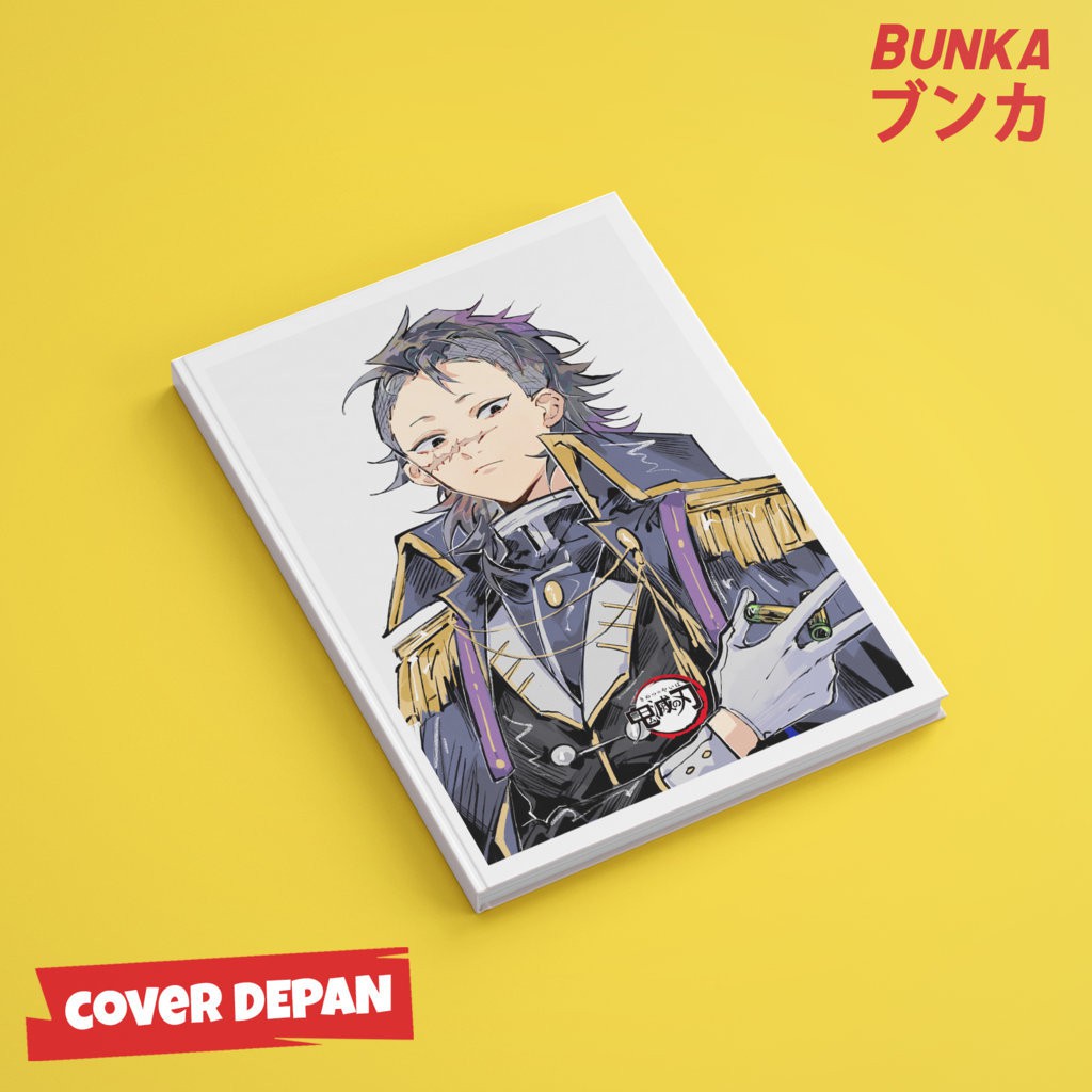 

Notebook Anime Kimetsu no Yaiba U Genya Hardcover A5 Buku Tulis Catatan Note Agenda Planner Jurnal