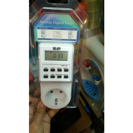 Timer digital merek KLOP alat pengatur waktu ac 220v