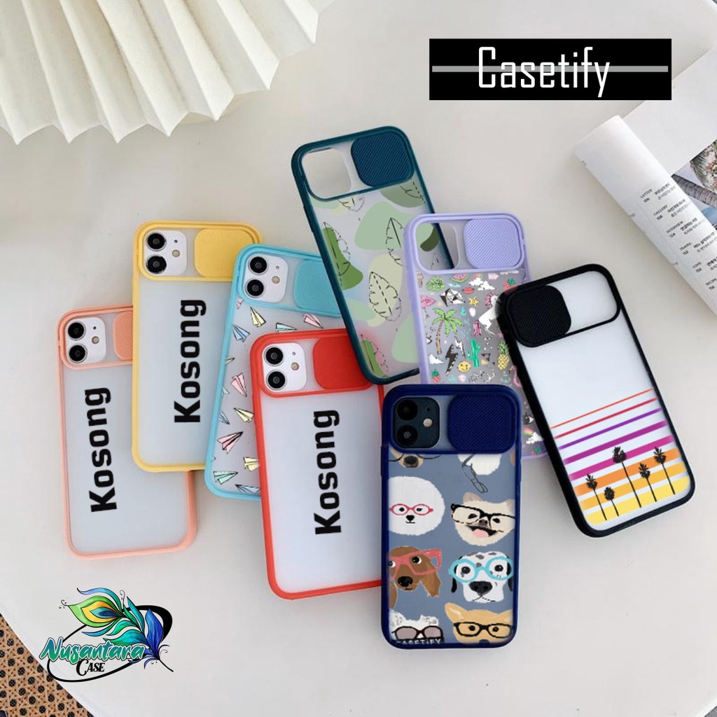 Softcase slide kamera CASETIFY oppo vivo samsung xiaomi realme iphone all type NC7436