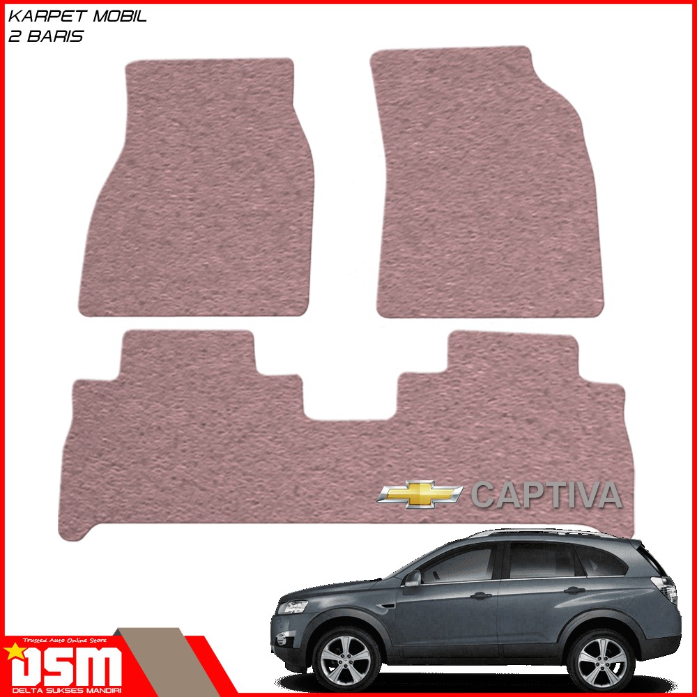 Karpet Mobil Chevrolet Captiva - 2 BARIS / Karpet Mie Captiva / Aksesoris Mobil Captiva