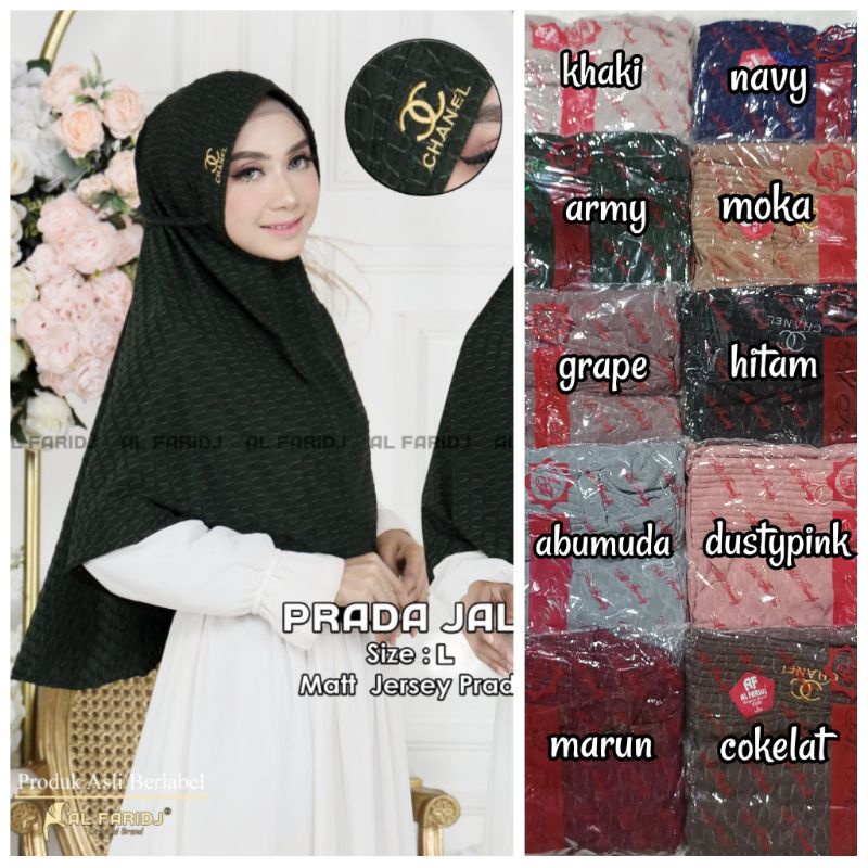 JILBAB INSTAN PRADA JALA UK. L BY AL FARIDJ-1