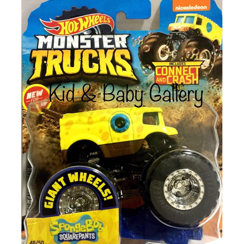 hot wheels monster trucks spongebob