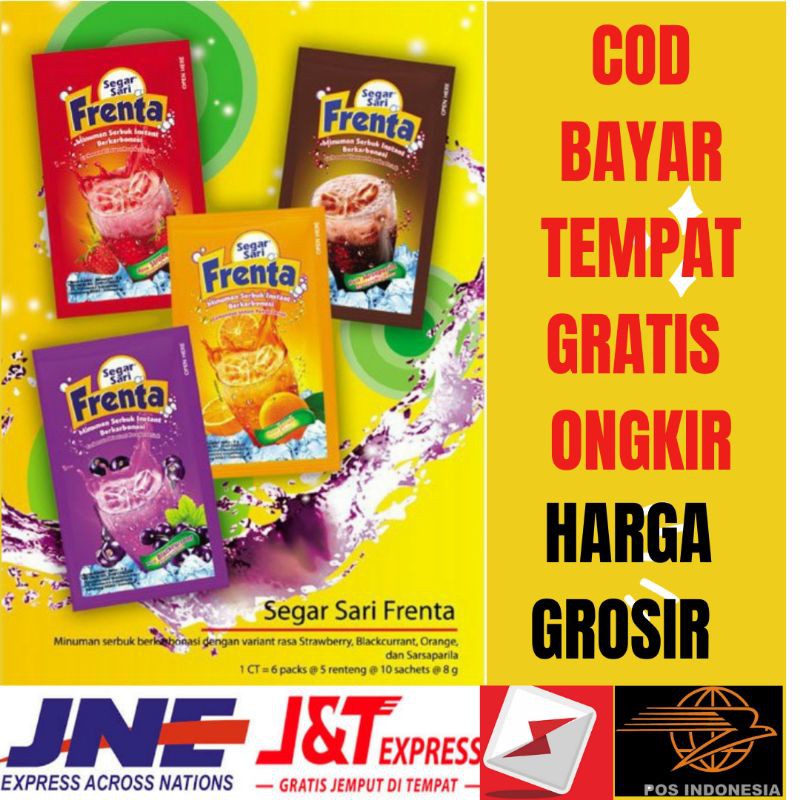 

frenta minuman segar mantap 1 renceng dapat 10 pcs