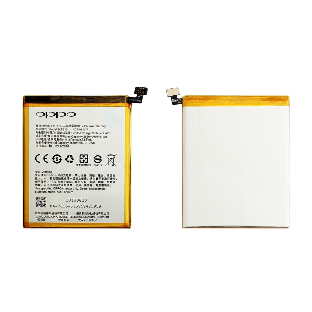 Baterai Oppo BLP615 A37 Neo9 BLP 615 Kualitas ORIGINAL 100%