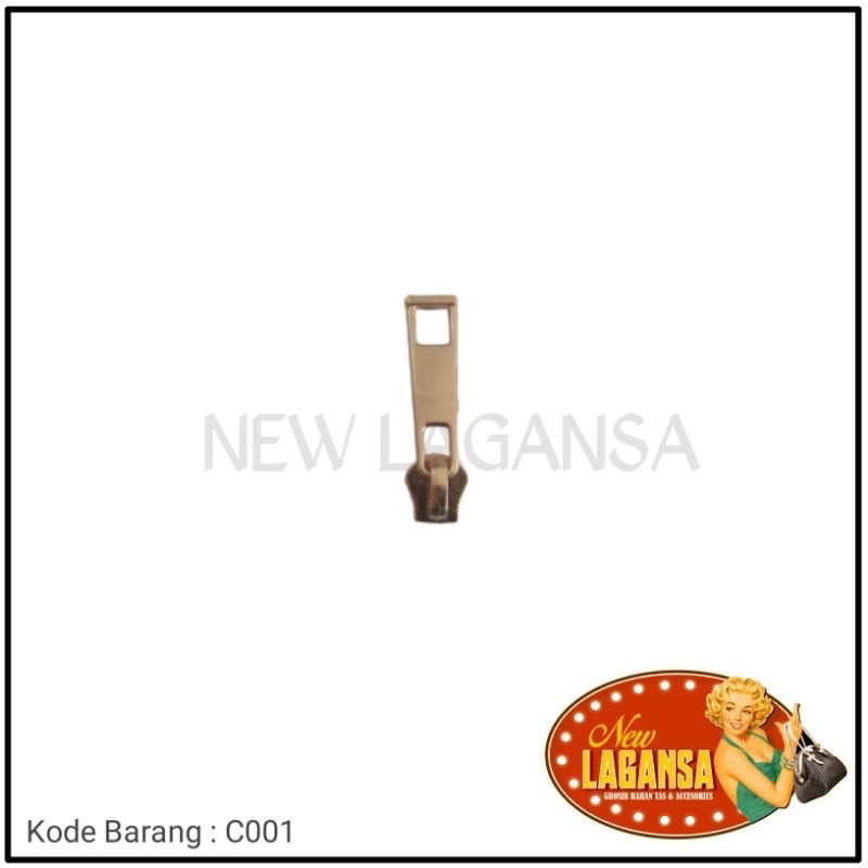 kepala resleting besi