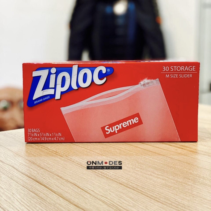 

tgeWS4 Supreme Ziploc Per Lembar 1 Lembar Ziploc Authentic Z204Vdrx