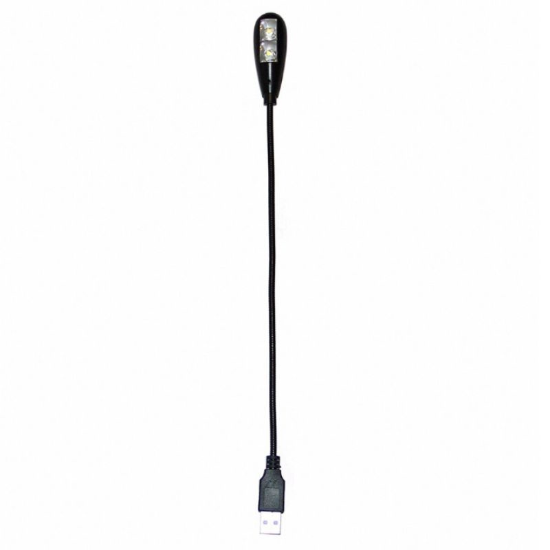 Lampu mini led usb 2 mata led kabel flexible saklar on/off