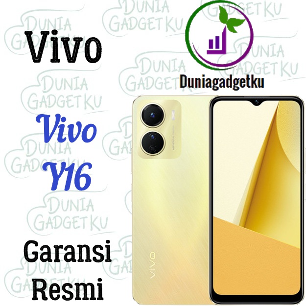 Vivo Y16 3/32GB + 4/32GB + 4/64GB + 4/128GB Garansi Resmi