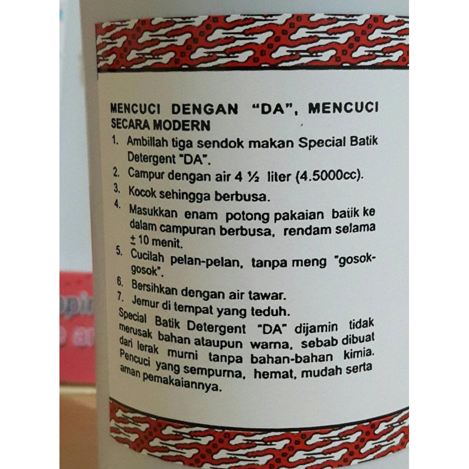 Ready Lerak Sabun Cuci Batik