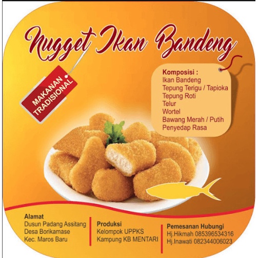 

Label makanan