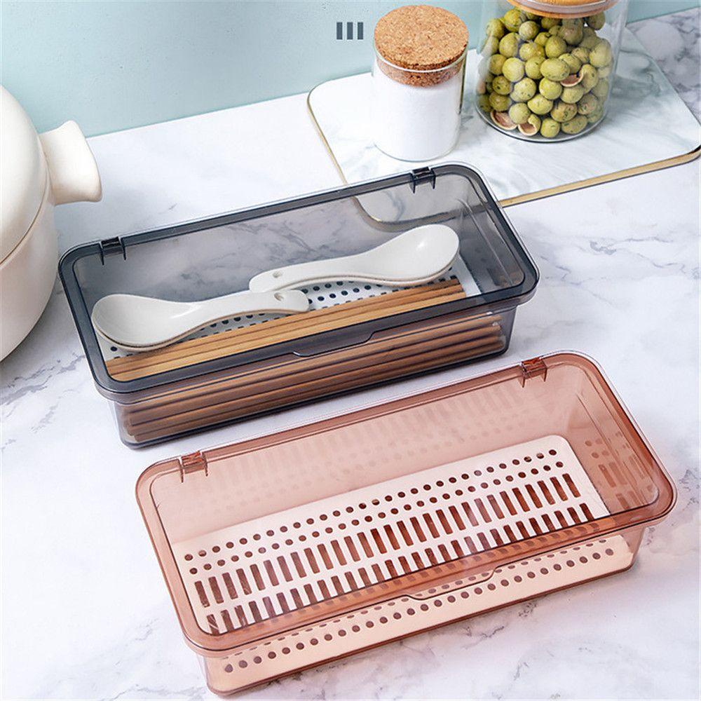 Wonder Organizer Box Praktis Extended Chopstick Cage Drain Spoon Fork