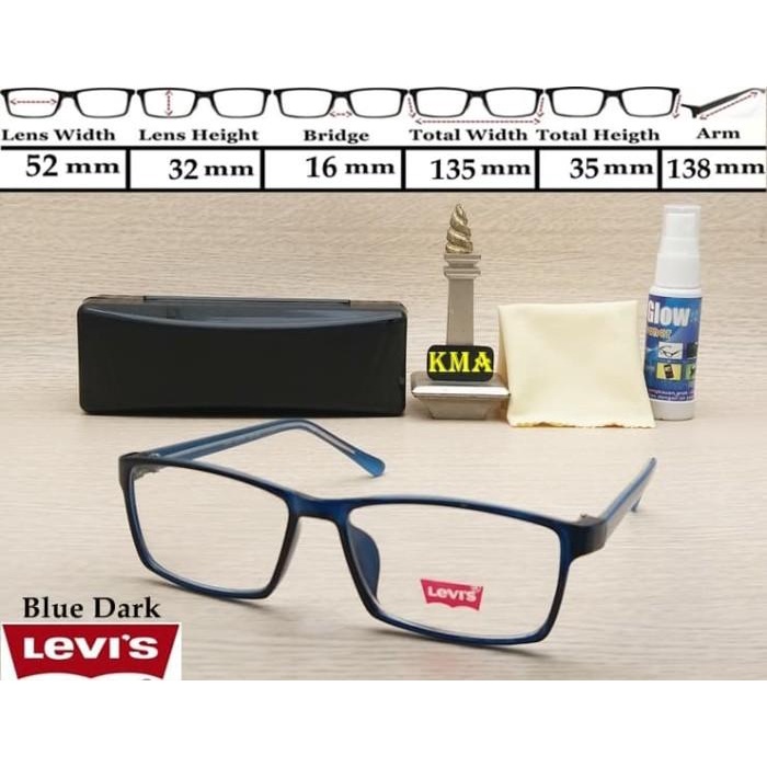 kacamata LEVIS frame kacamata levis kacamata minus frame kotak levis