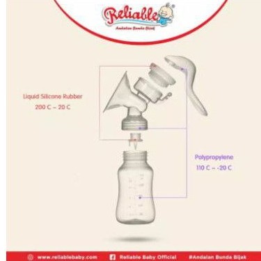 Reliable manual breast pump breastpump pompa asi