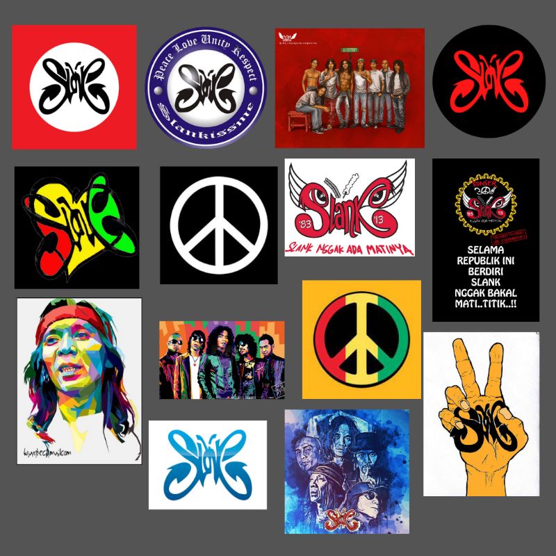 

stiker band slank 12-25pcs premium quality glossy tahan air