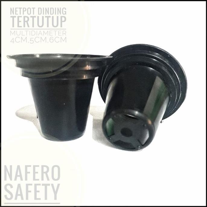 ~@~@~@~@] NETPOT HIDROPONIK | DINDING SAMPING TERTUTUP UKURAN DIAMETER 4,5,6CM