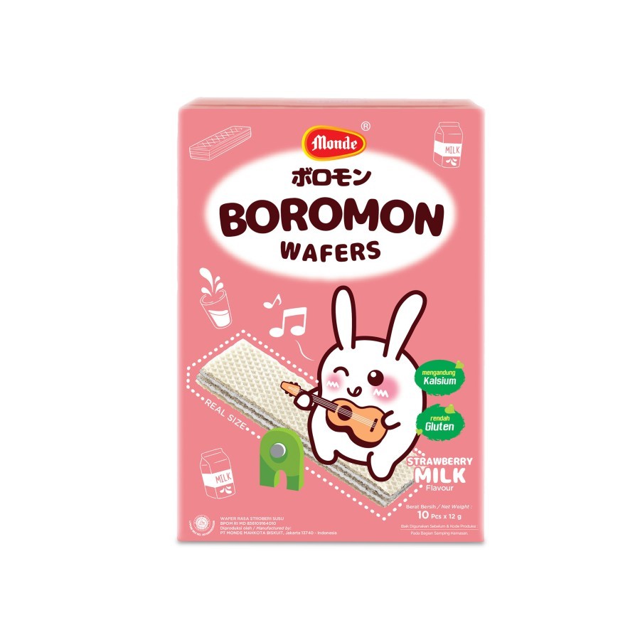 Monde Boromon Wafers 120g - Snack Bayi - Camilan Bayi Sehat