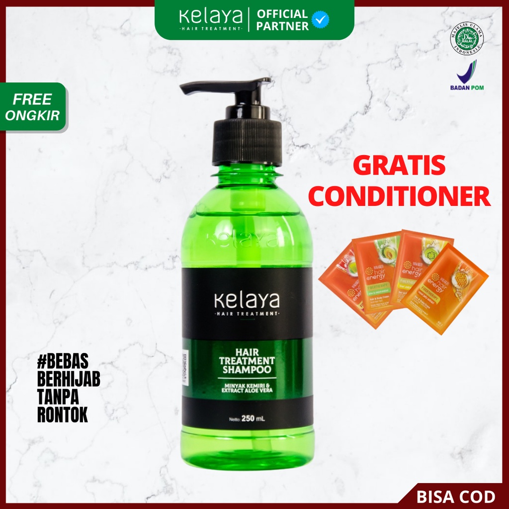 [ FREE ONGKIR ] Kelaya Hair Treatment Shampoo Rambut Anti Rontok Original BPOM