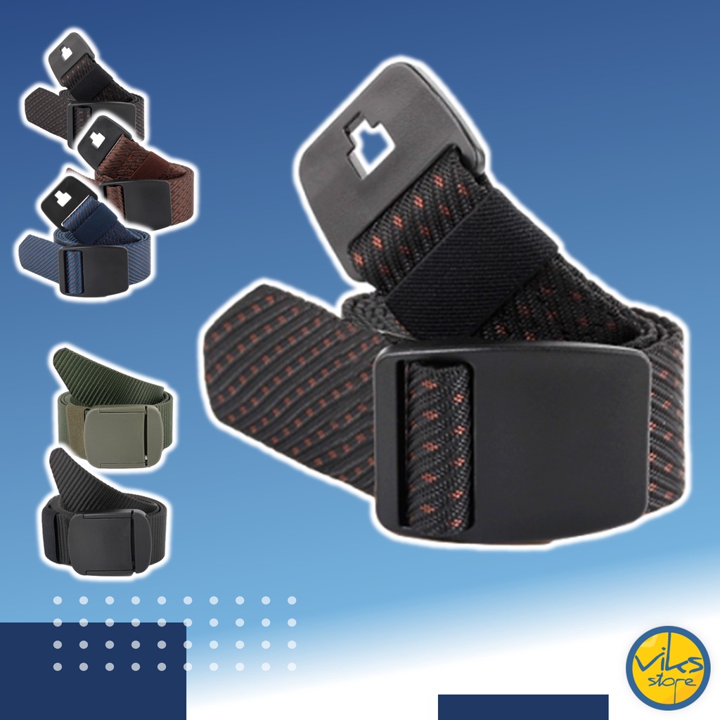 Ikat Pinggang Sabuk Pria Cowok Gesper Belt Nylon Tsudo