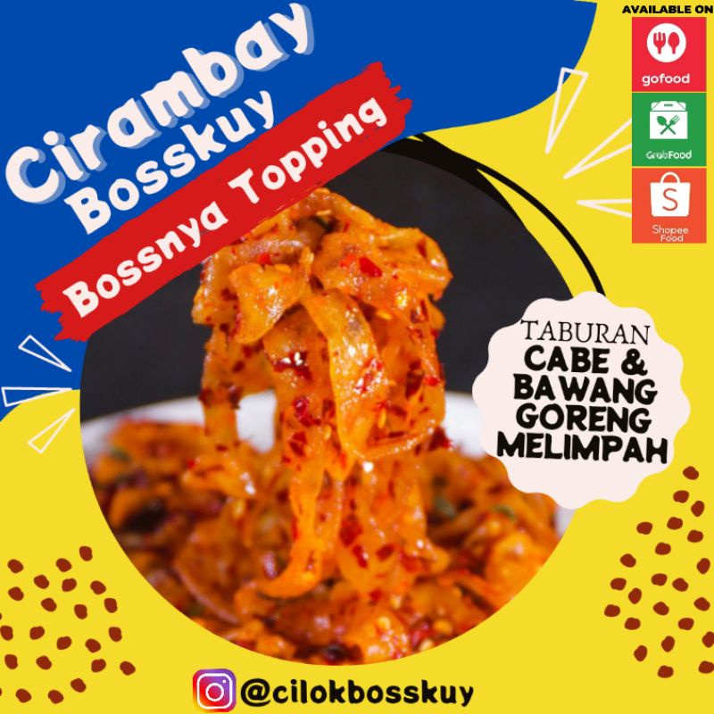 

TERMURAH Cirambay Aci / Cireng Mercon Viral Home Made