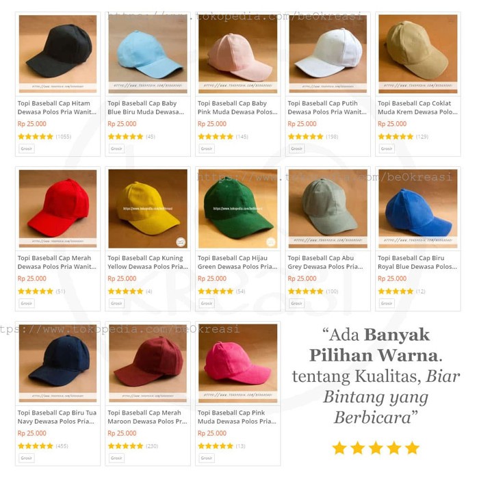 Topi Baseball Merah Maroon Dewasa Polos Pria Wanita Casual Sport