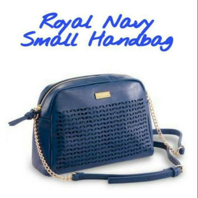 Tas import / Tas Wanita / Tas Selempang Oriflame Royal Navy Small Hand Bag