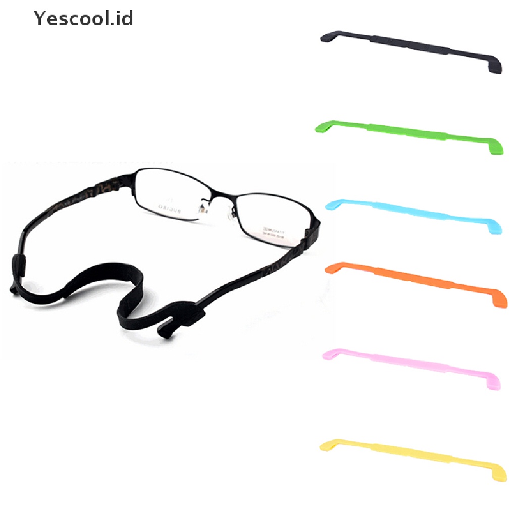 【Yescool】 Silicone Eyeglasses Glasses Sunglasses Strap Sports Band Cord Holder For Kids .