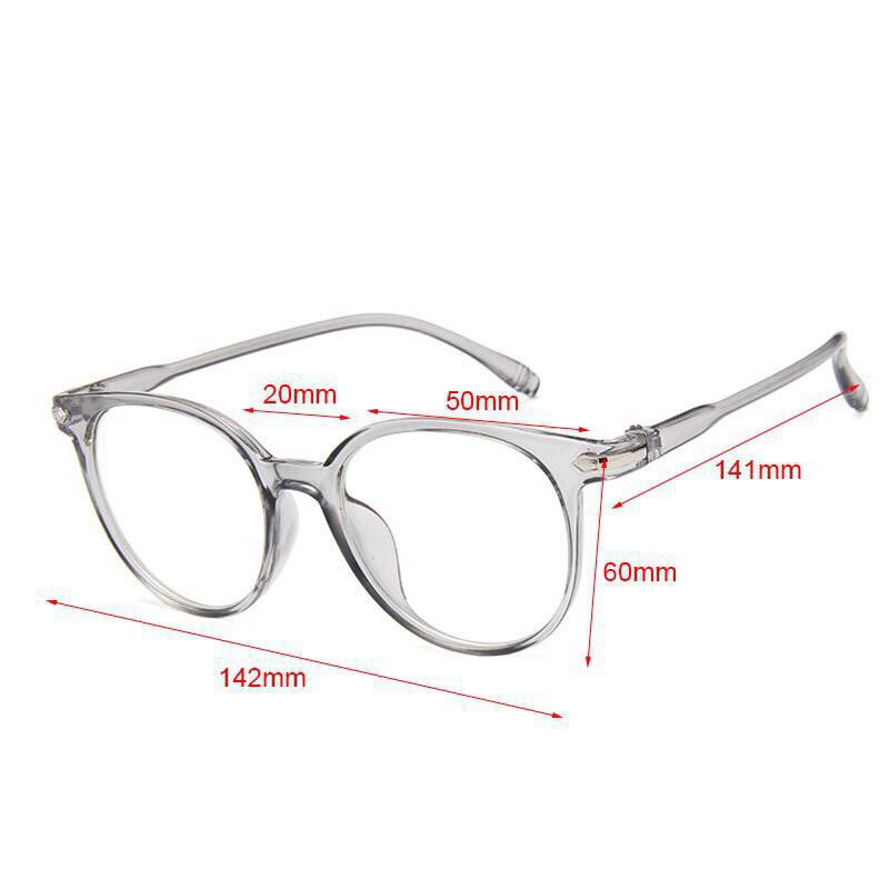 BRGUNIK Kacamata Fashion Anti Radiasi / Sunglasses Frame Anti Radiasi Lensa Tr Korean Style R087